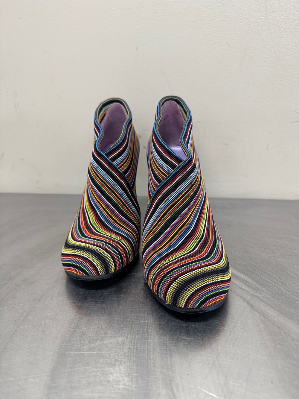 United Nude Multicolor Striped Women's Ankle Boots Size 36